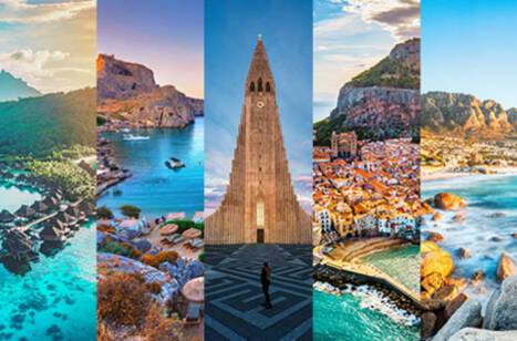 A collage of images