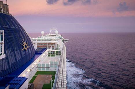 Azura at sea