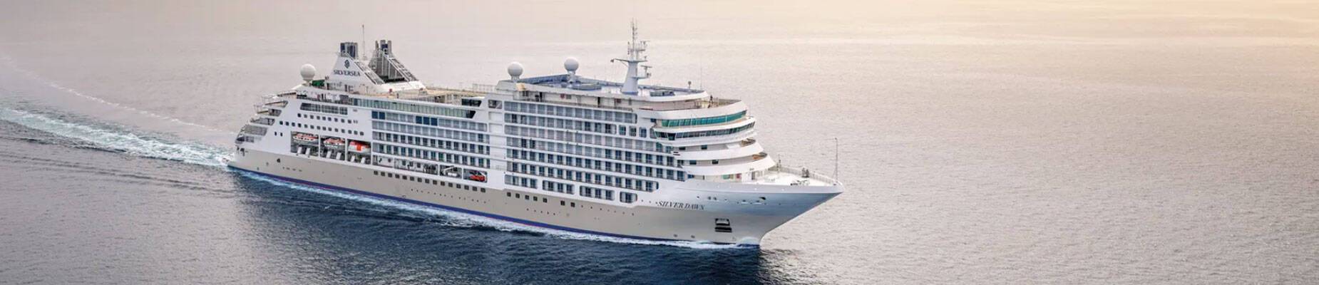 Silver Dawn at sea