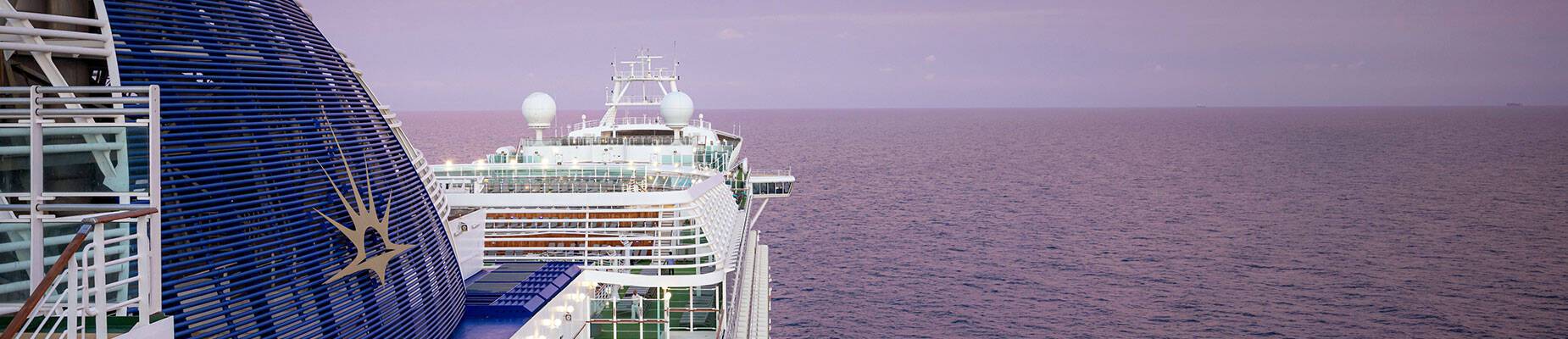 Azura at sea