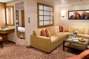 Celebrity Suite Living Room on Celebrity Reflection