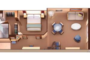 Penthouse Spa Suite Floorplan