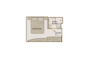 Standard Suite (D), Floor Plan, Scenic Crystal