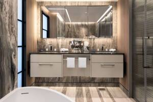 Oceania Suite Bathroom, Allura, Oceania Cruises