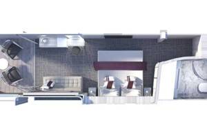 Concierge Class floor plan, Celebrity Apex