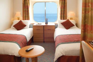 Outside Bedroom, Aurora, P&O Cruises
