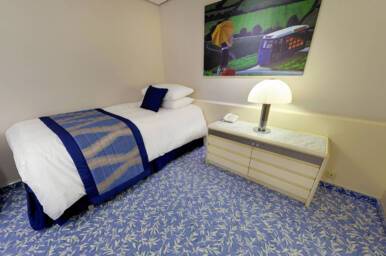 Superior Single Inside Cabin Bedroom, Balmoral, Fred. Olsen Cruise Lines - Image based on an N grade, configuration may differ