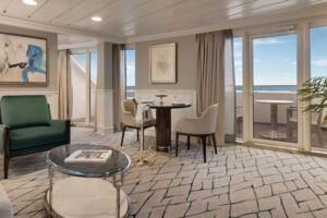 Vista Suite, Living Area, Sirena, Oceania Cruises