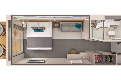 Balcony Stateroom, Norwegian Luna
