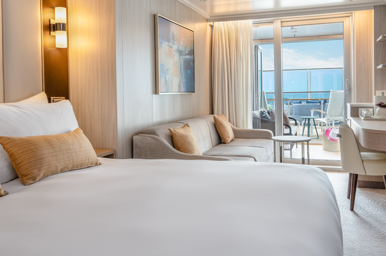 Cabana Deck Mini-Suite Floorplan, Sun Princess, Princess Cruises