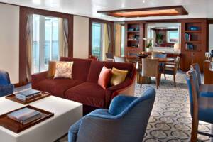 Wintergarden Suite Living Area, Seabourn Ovation