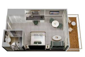 Penthouse Suite, Floor Plan, Sirena, Oceania Cruises