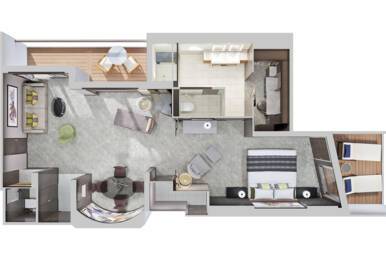 The Haven Owner's Suite, Norwegian Jewel