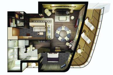 The Haven Deluxe Owner's Suite, Norwegian Escape