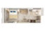 Oceanview Stateroom Floorplan, Norwegian Prima