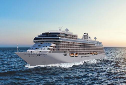 Seven Seas Grandeur at sea