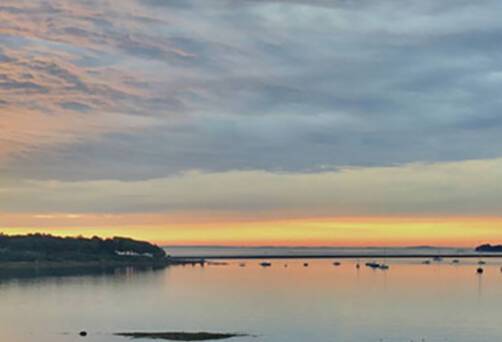 Rockland at sunset