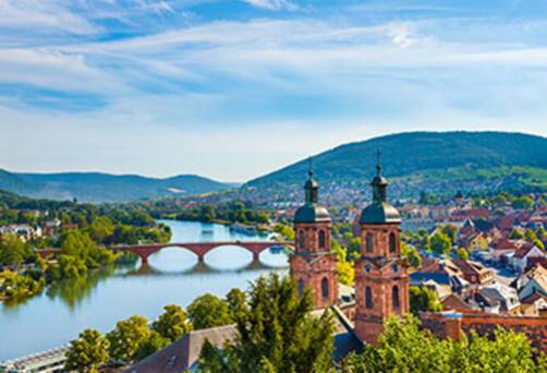 A panoramic view of Miltenberg