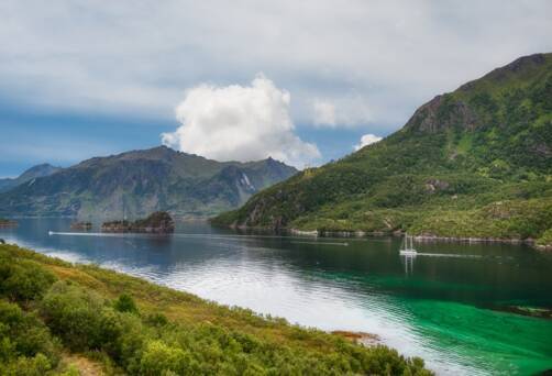 Norways coast line