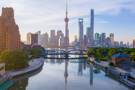 Shanghai at sunset