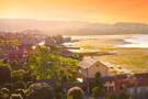 A panoramic aerial view of Vigo
