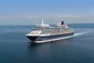 Queen Elizabeth at sea