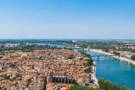 An aerial view of Arles