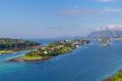 Panorama of Bronnoysund's coastline