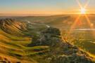 Golden sunset over Napier