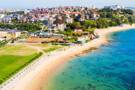 An aerial view of Santander