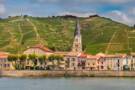 A panoramic view of Tournon