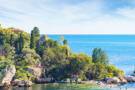 A panoramic view of Taormina