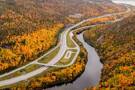 An aerial view of Corner Brook