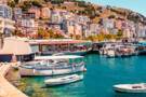 Sarande's cityscape in Spring
