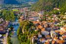An aerial view of Tarascon
