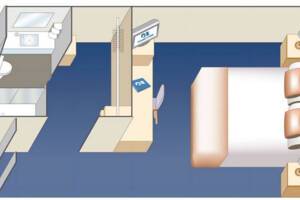 Interior Stateroom Floorplan, Majestic Princess, Princess Cruises