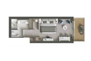 Superior Veranda bathroom, Silver Endeavour