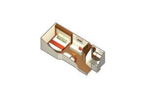 Inside Stateroom Floor Plan, Celebrity Silhouette