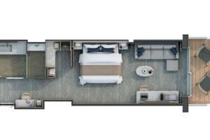Superior Veranda Suite Floorplan