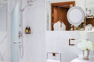 Deluxe French Balcony Bathroom, S.S. Joie de Vivre, Uniworld
