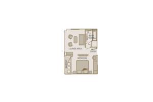 Floor Plan, Royal Balcony Suite (RR), Scenic Opal