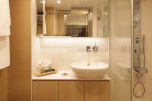 Balcony Suite Bathroom, Scenic Sapphire, Scenic River Cruises