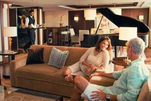 Penthouse Suite Living Room on Celebrity Equinox