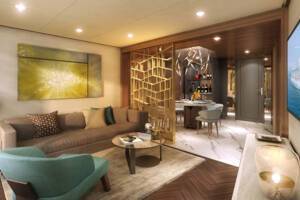 Living Area, Sky Suite, Sky Princess, Princess Cruises