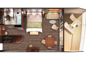 Penthouse Floorplan, Norwegian Dawn