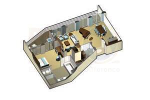 Penthouse Suite Floor Plan, Celebrity Silhouette