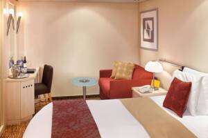 Inside Stateroom Bedroom (I2), Celebrity Infinity