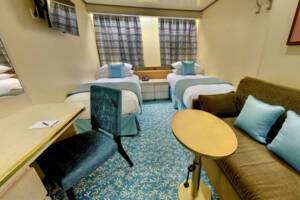 Interior Cabin Bedroom, Bolette. Fred. Olsen Cruise Lines