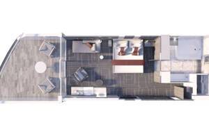 Sunset Sky Suite, Floor Plan, Celebrity Beyond