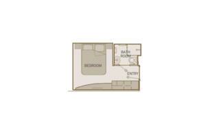 Floor Plan, Standard Suite (D), Scenic Opal